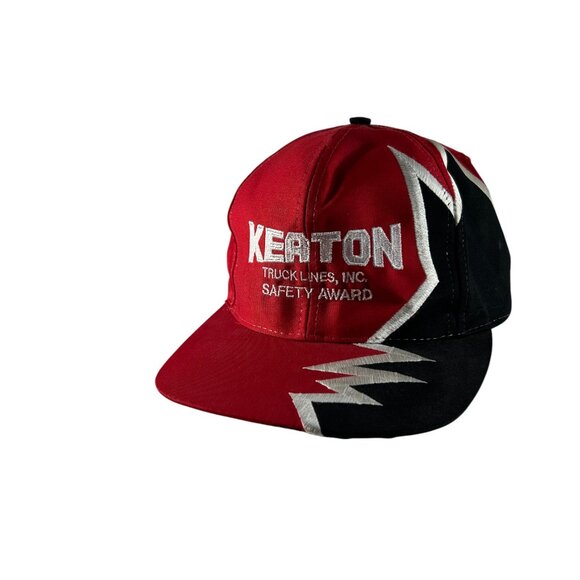 Keaton Truck Lines Safety Award Ball Cap Hat Adjustable Red Black ATT Headwear - Picture 10 of 10